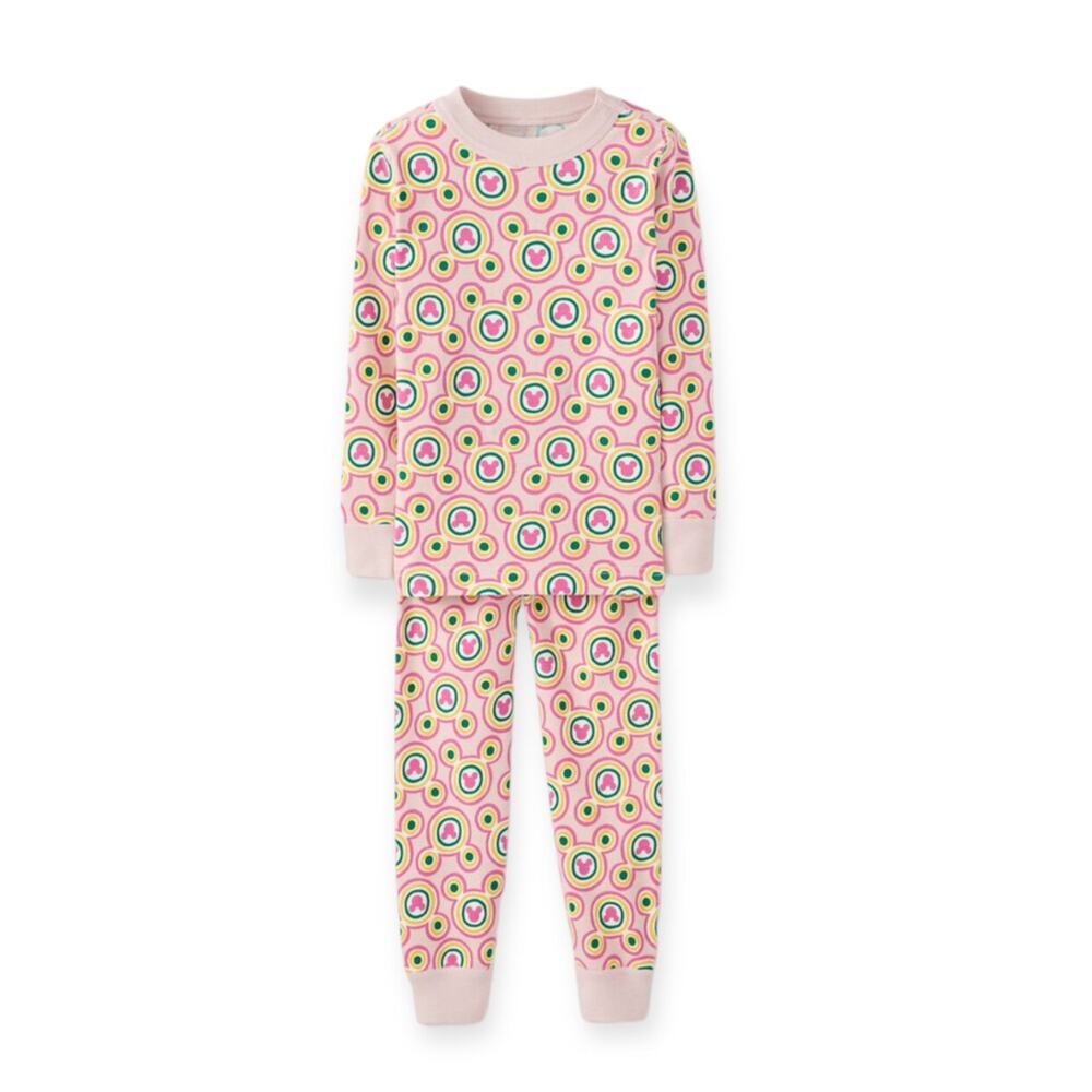 Hanna Andersson NWT Pink Mickey Mouse Long Johns. Size 4